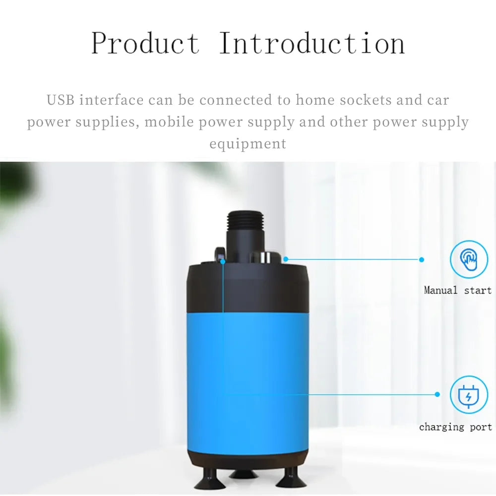 Skanto | Portable Electric Camping Shower - Rechargeable Compact Shower Head for Outdoor Adventures