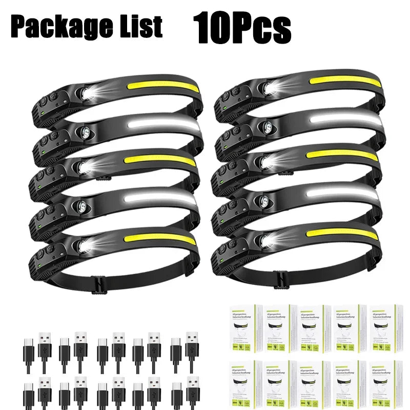 BowLift | Rechargeable LED Emergency Headlamp – Hands-Free Light During Power Outage