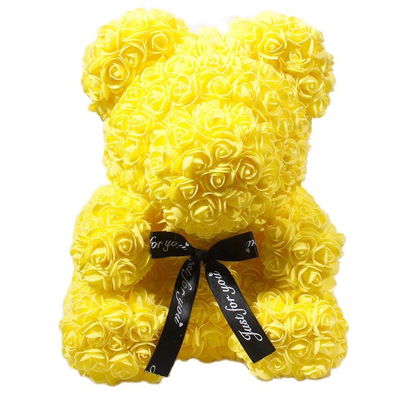BowLift | Artificial Rose Flowers Teddy Bear