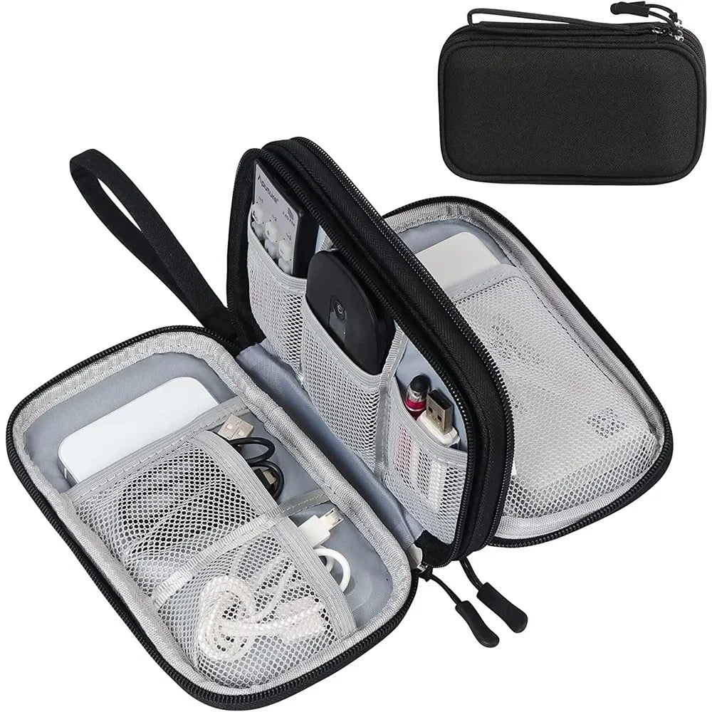 BowLift | TechPack | Electronic Organizer | Double Layer Design | Waterproof Oxford Fabric