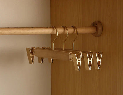 Skanto | Set of 2 Premium Cedar Wood Wide Shoulder Hangers for Clothing Organization