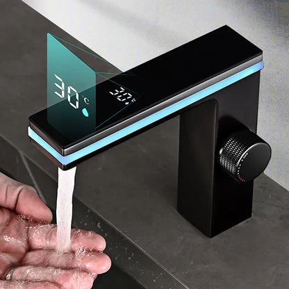 Skanto | LED Faucet with Digital Temperature Display and Hot-Cold Mix Function