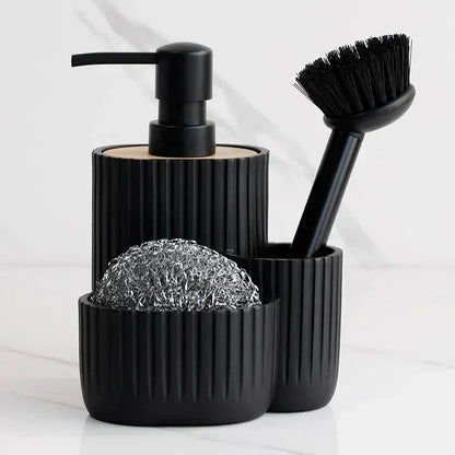 Skanto | 2-in-1 Soap Dispenser with Convenient Integrated Sponge Holder
