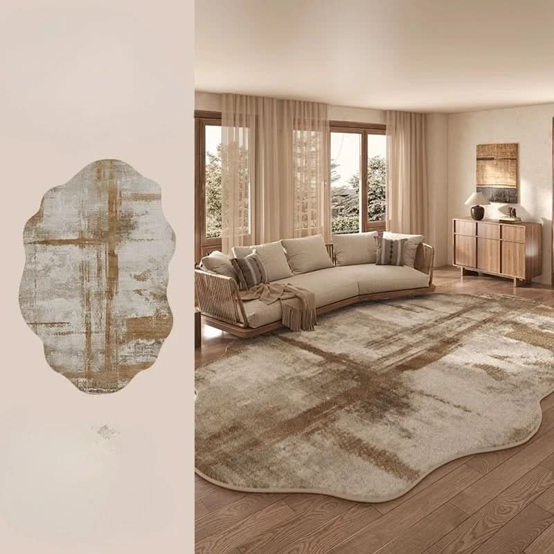 Skanto | Irregular Plush Washable Rug for Bedroom and Living Room