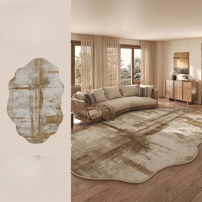 BowLift | Irregular Plush Rug Light Luxury Washable for Bedroom and Living Room