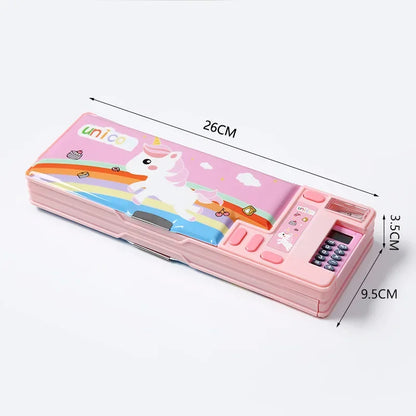 BowLift | Double-Sided Creative Calculator Cute Kids Pencil Case