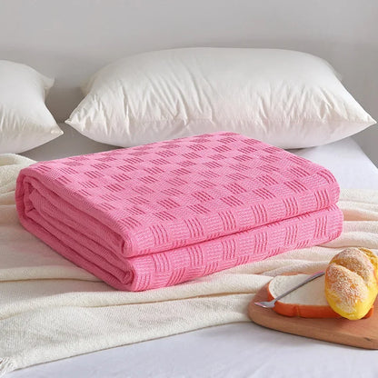 BowLift | Cotton gauze blanket Aurelina | 100% cotton | Breathable & Skin-friendly | Perfect for sofa, bed & office