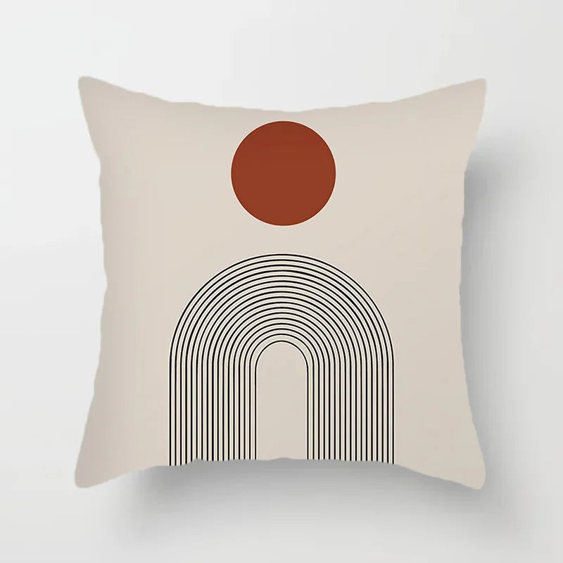 Modern Art Abstract Pattern Decorative Pillow Covers Creative Line Sofa Chair Cushion Cover Home Office Decor | Skanto