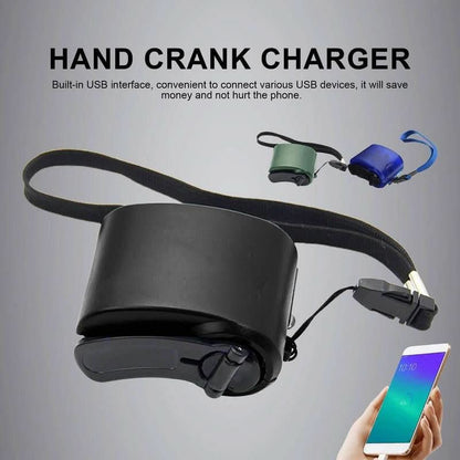 Skanto | Portable Hand-Crank Emergency Charger with USB & LED
