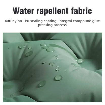 Skanto | Skanto Double Camping Sleeping Pad with Self-Inflating Mattress and Pillow - Outdoor Hiking Mattress for 2 Person Cot Air Mattress