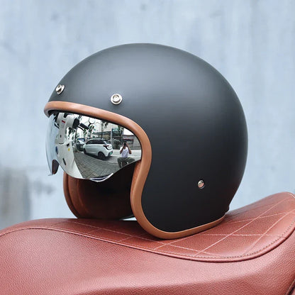 Kalsten | Retro Motorcycle Helmet 3/4 Open Face – Valor