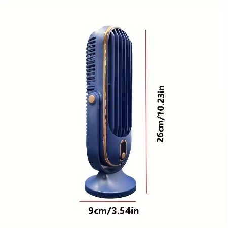 Compact, powerful, portable desk fan – USB rechargeable