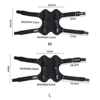 Adjustable knee brace for stabilization