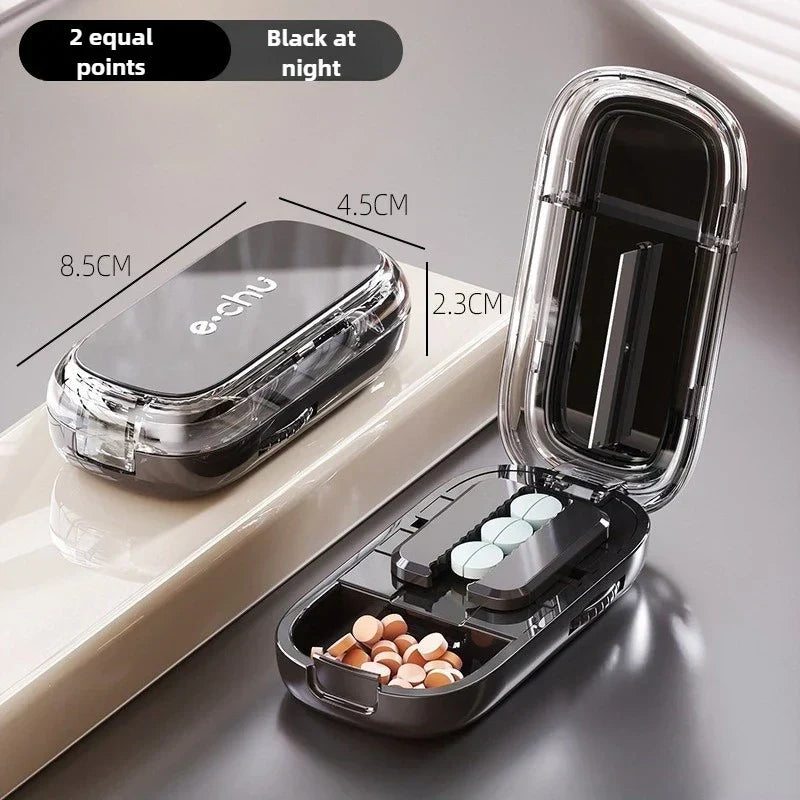 Pocket-sized dustproof Pill Cutter Organizer | Karnz