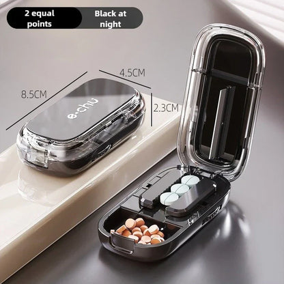 Pocket-sized dustproof Pill Cutter Organizer | Karnz