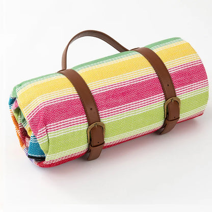NovaPlaid | Waterproof Foldable Picnic Blanket with Strap | Skanto