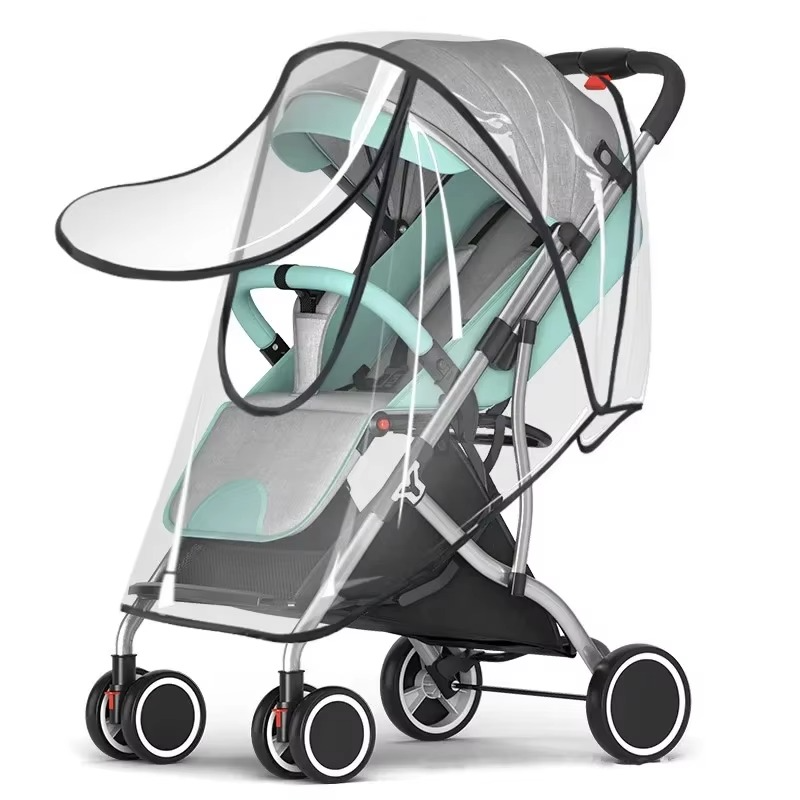 Skanto | Universal Waterproof Stroller Rain Cover for All-Weather Protection