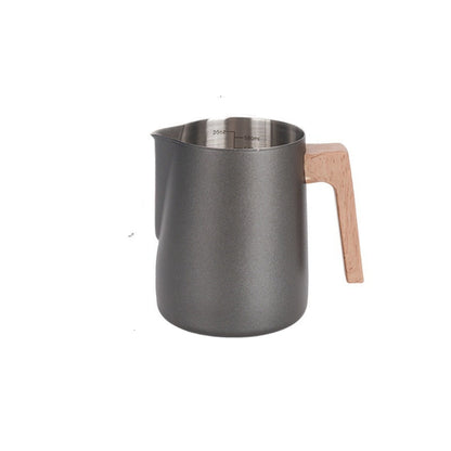 BowLift | Scandinavian Wood Handle Stainless Milk Pitcher