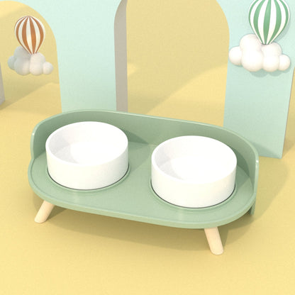 Scandinavian Style Double Feeding Bowl For Your Dog or Cat | Bowlift