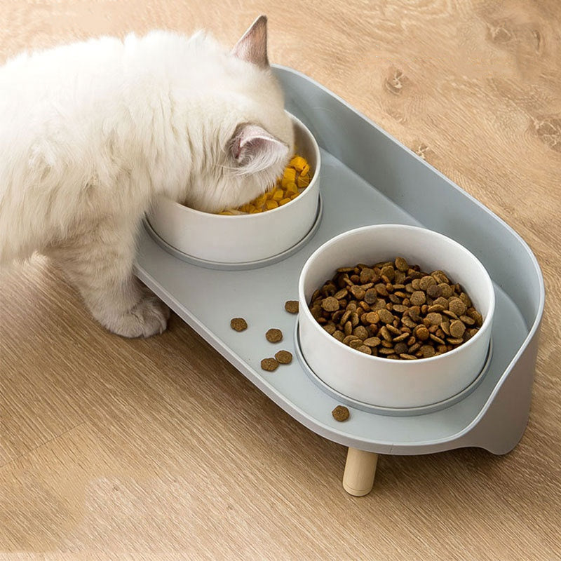 Scandinavian Style Double Feeding Bowl For Your Dog or Cat | Bowlift