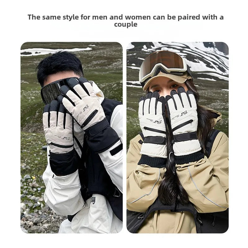 BowLift | GlacioShield Pro Gloves | Waterproof Winter Gloves | Touchscreen & Non-Slip | Warm Fleece Lining for Skiing, Cycling & Outdoor