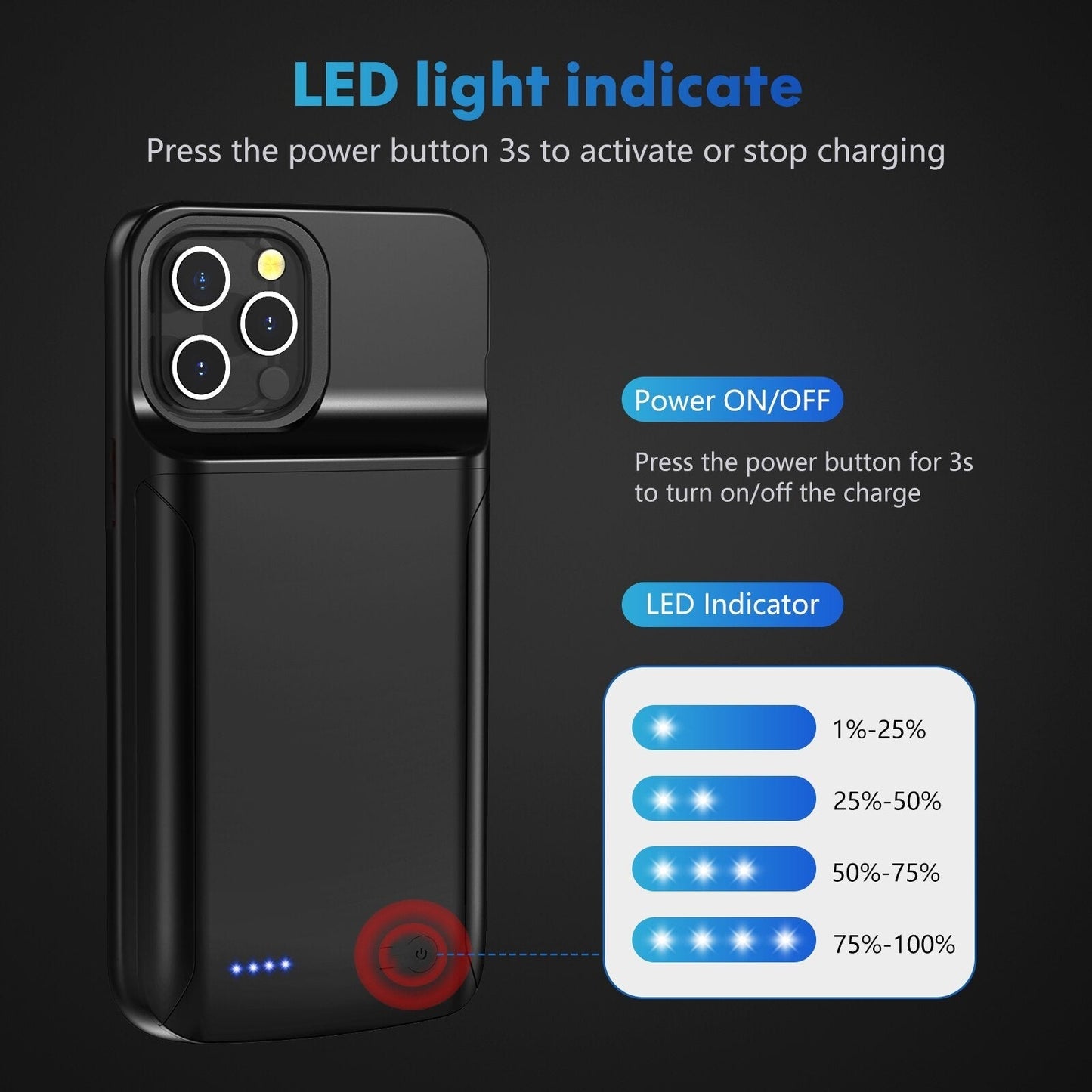 BowLift | Power Bank Charging Armor Phone Case