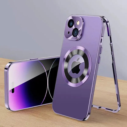 BowLift | Case 360° Full Screen Lens Metal Magnetic Magsafe Covers Aluminum for iPhone 15 14 13