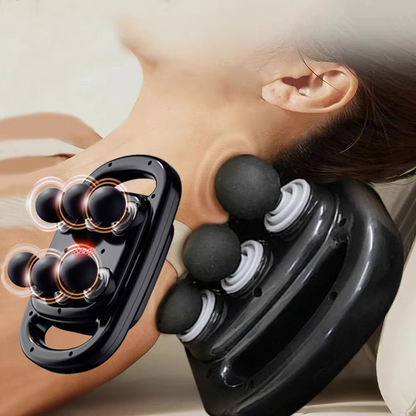 Skanto | Wireless Deep Tissue Percussion Massager with 6 Attachments and 0.55-inch Stroke