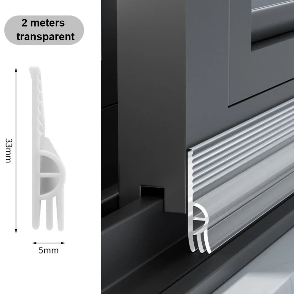 BowLift | ThermoBlock Door Seal | PVC Draft Stopper | Noise Protection | 2m Cuttable