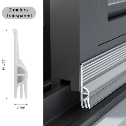 Kalsten | ThermoBlock Door Seal | PVC Draft Stopper | Noise Protection | 2m Cuttable