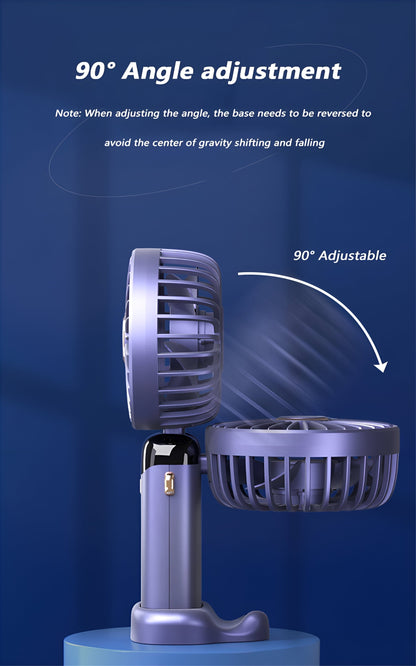 Skanto | Handheld Fan – Rechargeable Mini Fan for Instant Cooling