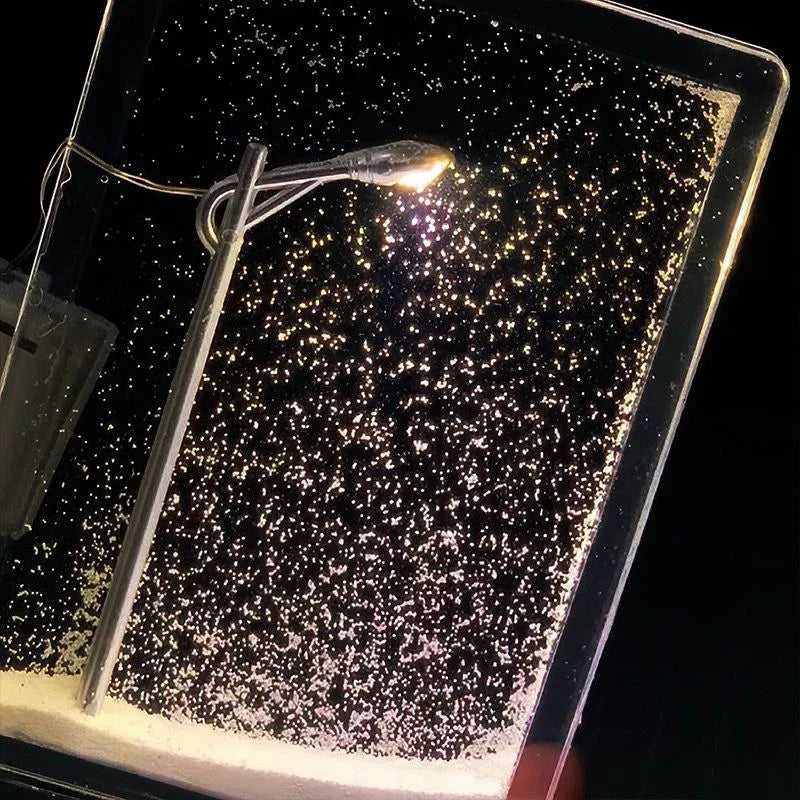 BowLift | WinterGlow – LED street lamp with magical snow effect decoration