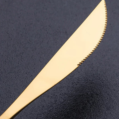 Skanto | RoyalMirror – Luxury Gold Cutlery Set