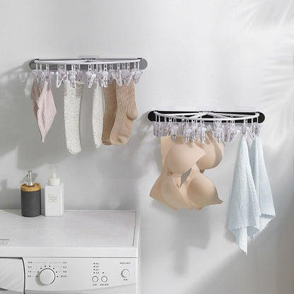 BowLift | Wall-Mounted Foldable Socks Drying Rack