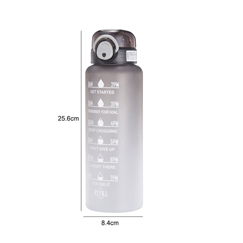 GoalHydrate Bottle - Motivation Water Bottle for Daily Use Bowlift