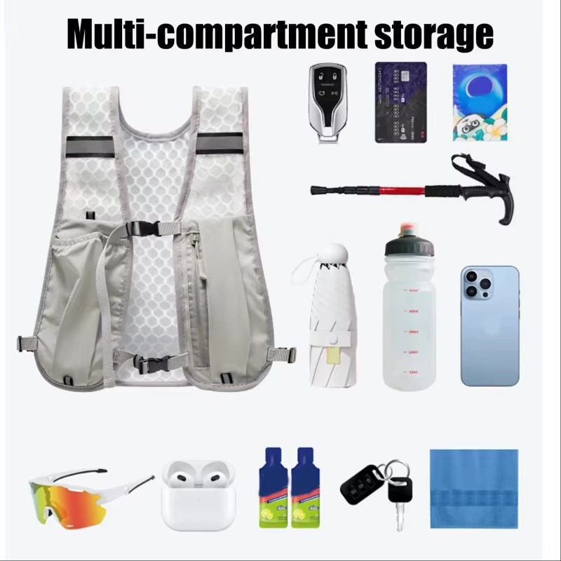 BowLift | Running Hydration Vest With Reflective Strips And Breathable Mesh Design