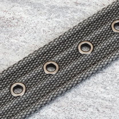 Skanto | Men's Canvas Belt – Adjustable Casual Striped Waistband