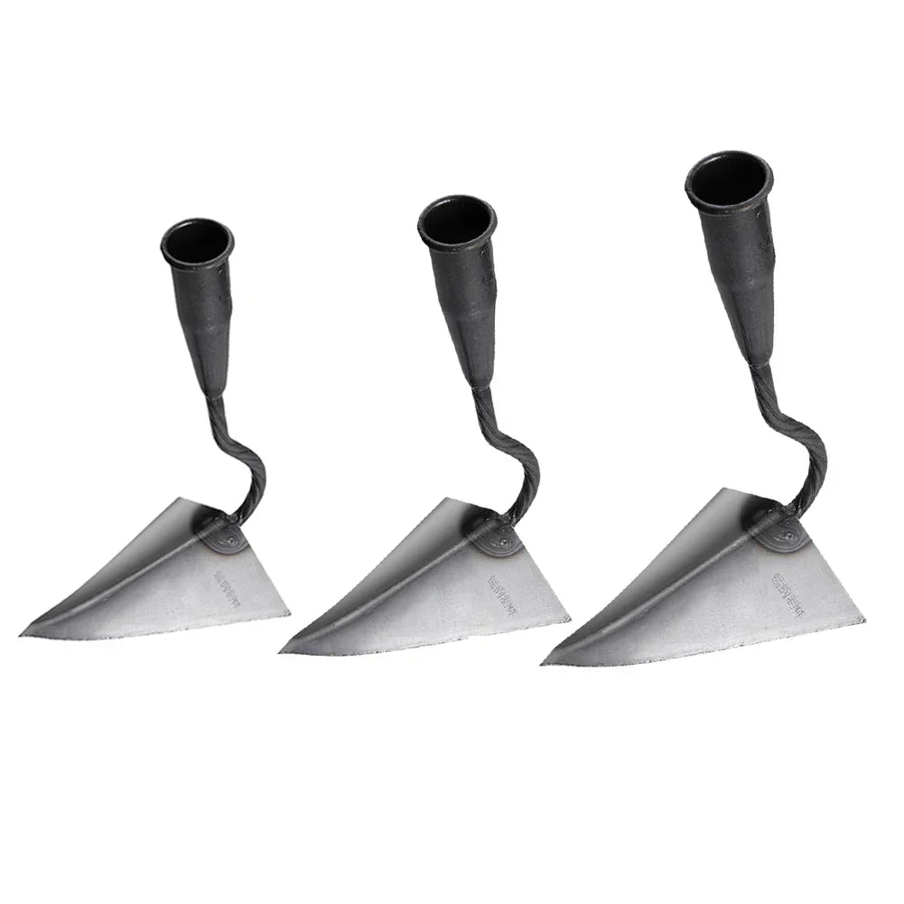 BowLift | RootRaptor Triangle Hoe | Forged Manganese Steel | Sharp & Ergonomic | For Weeding & Seed Furrows