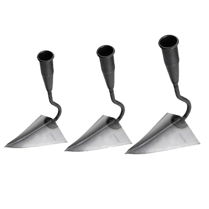 BowLift | RootRaptor Triangle Hoe | Forged Manganese Steel | Sharp & Ergonomic | For Weeding & Seed Furrows