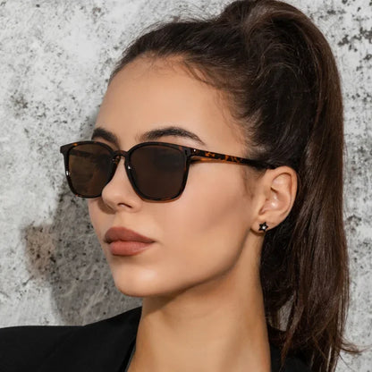 Skanto | Vintage Square Sunglasses Mirror Retro Shade for Women