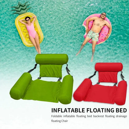 BowLift | Floatique Water Hanging Chair | Inflatable & Adjustable | For Pool, Beach & Sea | 100×120 cm