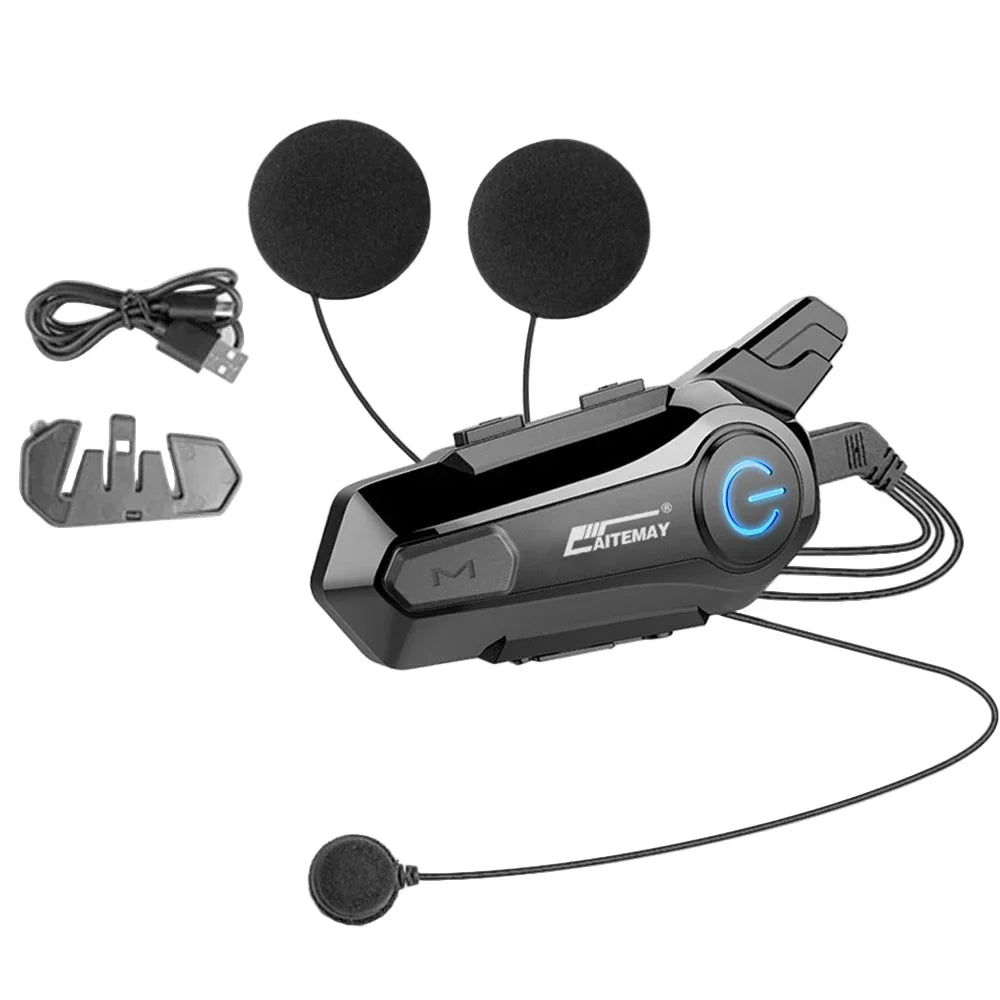 BowLift | Bluetooth Motorcycle Helmet Intercom Headset with 1000m Range & IPX6 Waterproof – RoadComm