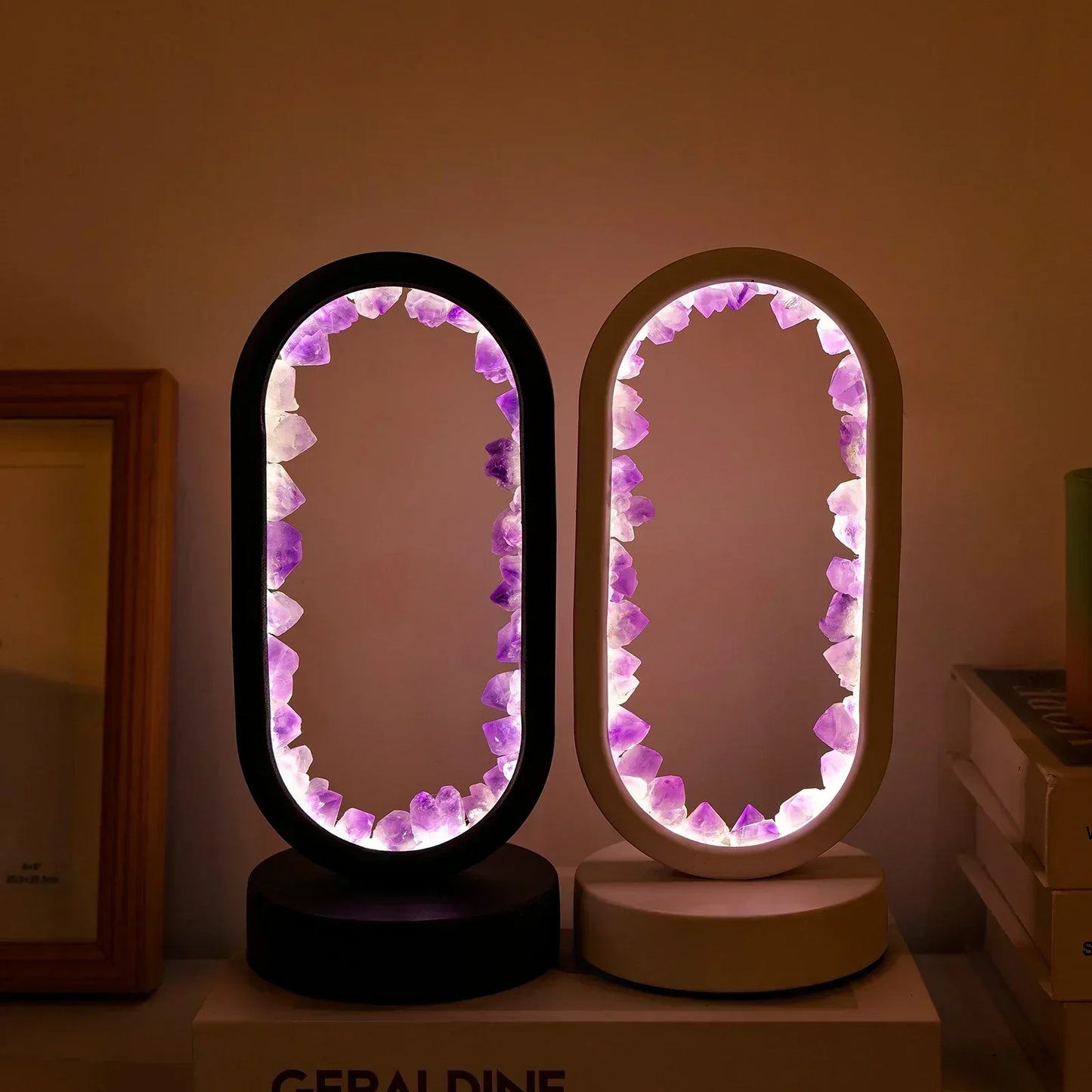 Améthystique – Elegant Natural Crystal Lighting Bowlift