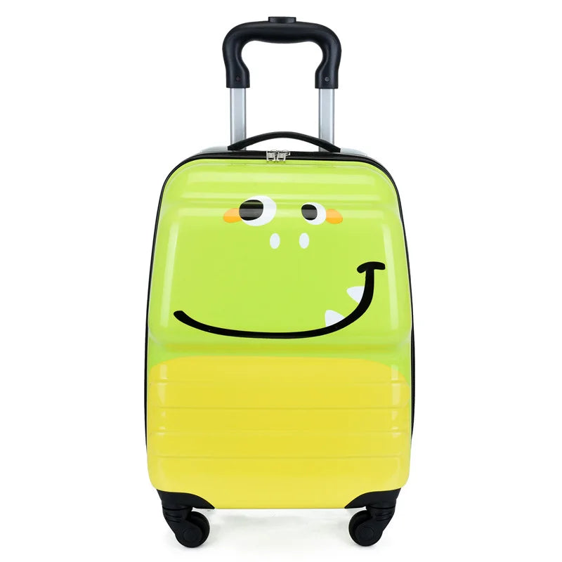 Sydney Kids Suitcase – 3D Animal Trolley with 360° Wheels and Adjustable Handle | Lightweight & Shockproof | Bowlift
