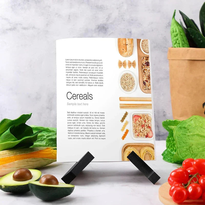 Skanto | WoodenTabletEase | Practical Wooden Stand for Cookbooks