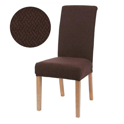 BowLift | Chair Cover Velvona | Elastic & Thick Padded | Jacquard Stretch Cover | Washable & Wrinkle-Free