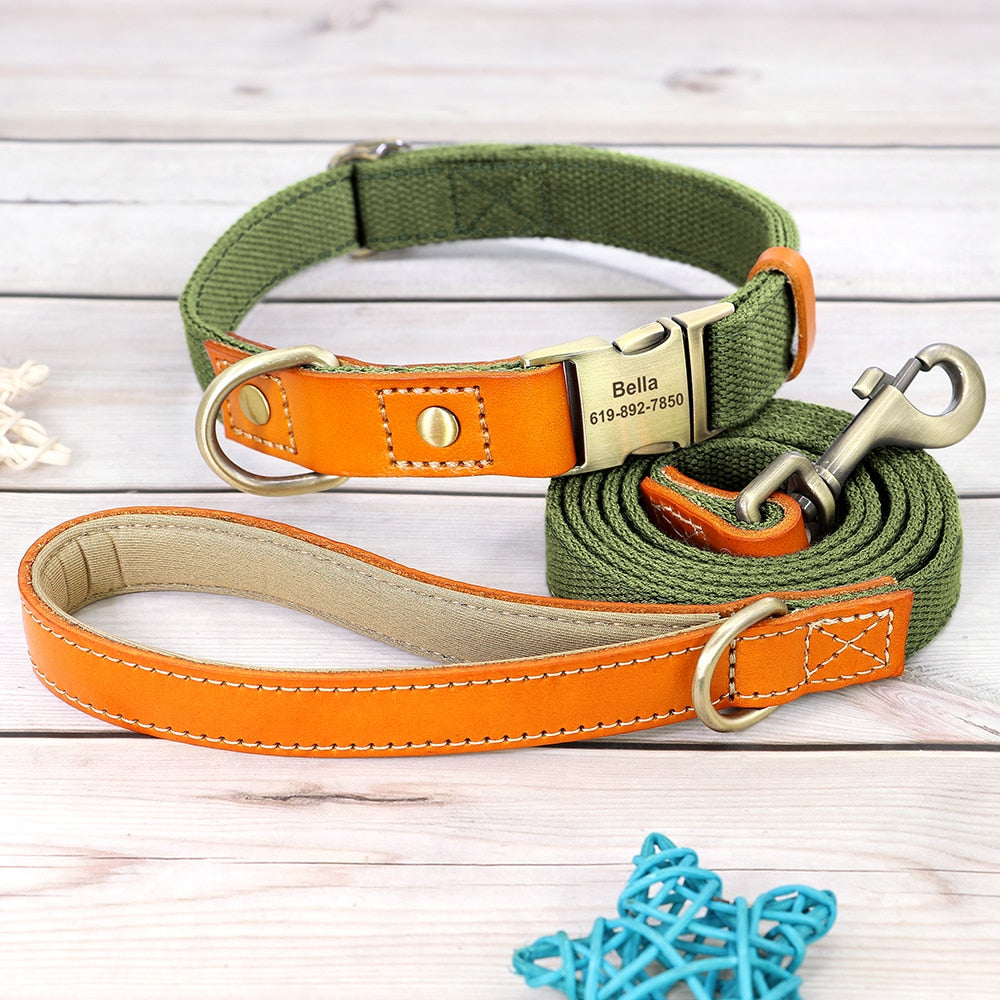 Skanto | Custom Dog Collar - Leash Set