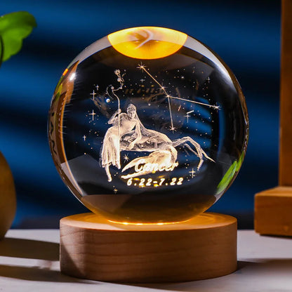 Constellation Crystal Ball Night Light | Karnz