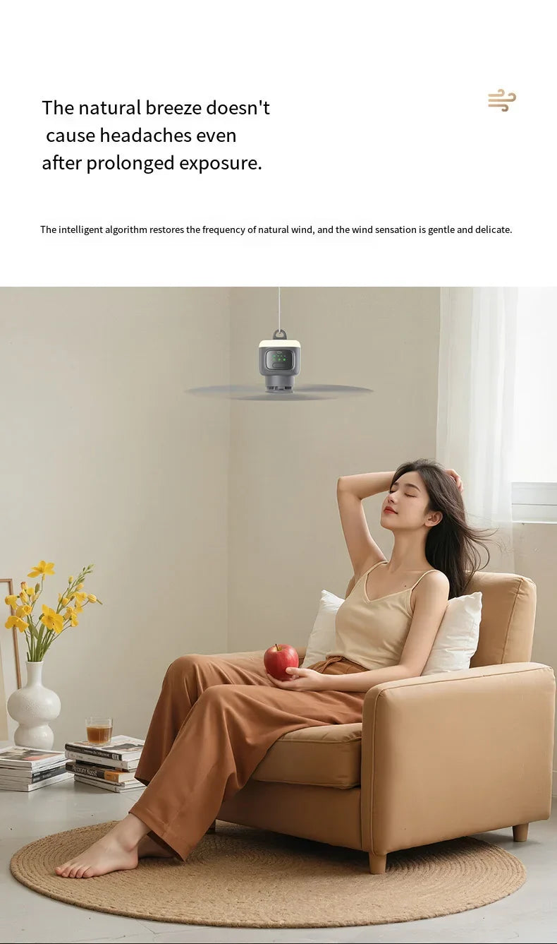 12000mAh Portable Ceiling & Camping Fan – Outdoor Tent Air Circulator and Cooling Fan | Karnz
