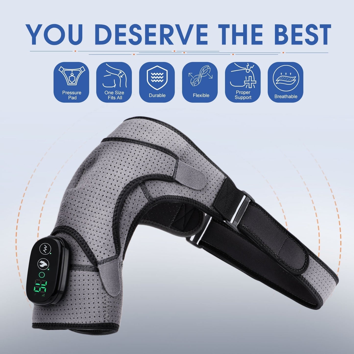 Skanto | Electric Heated Manual Shoulder Massager
